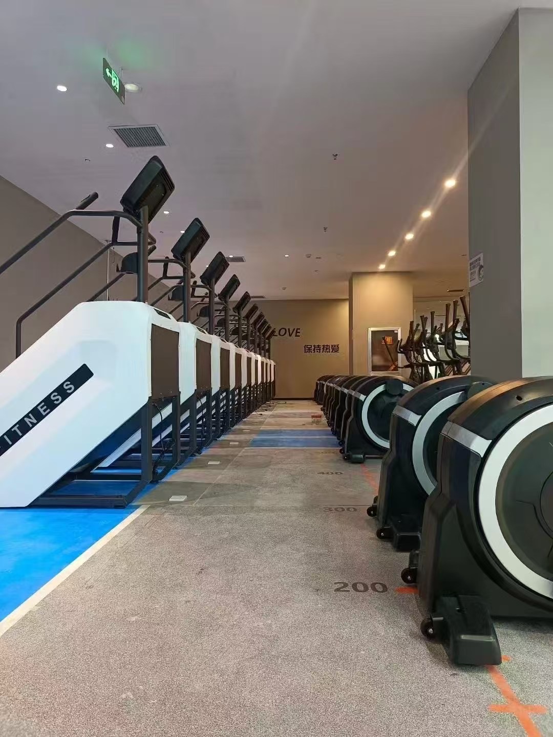 Feedback diagram of the customer's gym