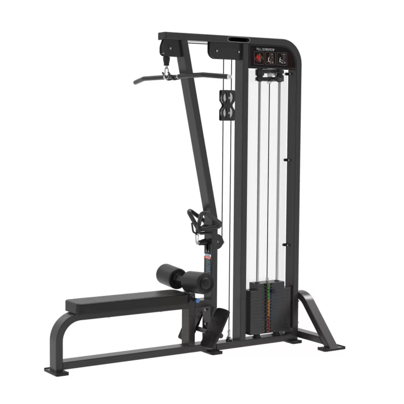 Commercial Seated High & Low Pulley Machine – Back & Arm Strength Training